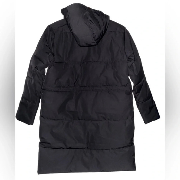 Everlane‎ The ReNew Puffer Long Hooded Oversize Coat Women XXS NEW Sustainable - Picture 2 of 7